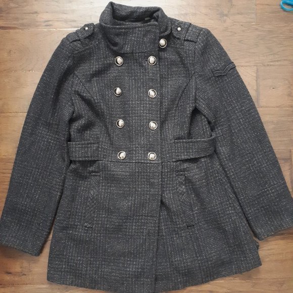 Buffalo Wool Blend Double Breasted Coat - Picture 3 of 13